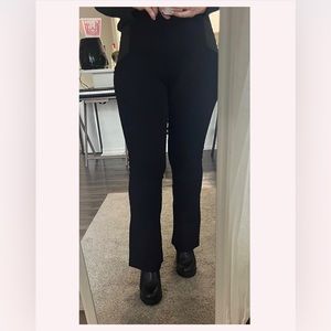 Black Flaire pants Cotton Lycra